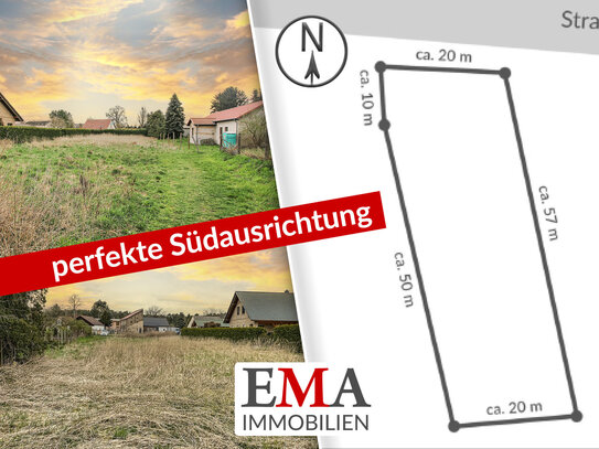 Sonnige Aussichten: Großes Grundstück für ein Ein- bis Zweifamilienhaus