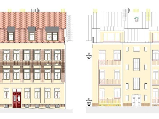 Projektverkauf mit Denkmalschutz AfA mit Baugenehmigung, Teilung 8 ETW, Grundbücher