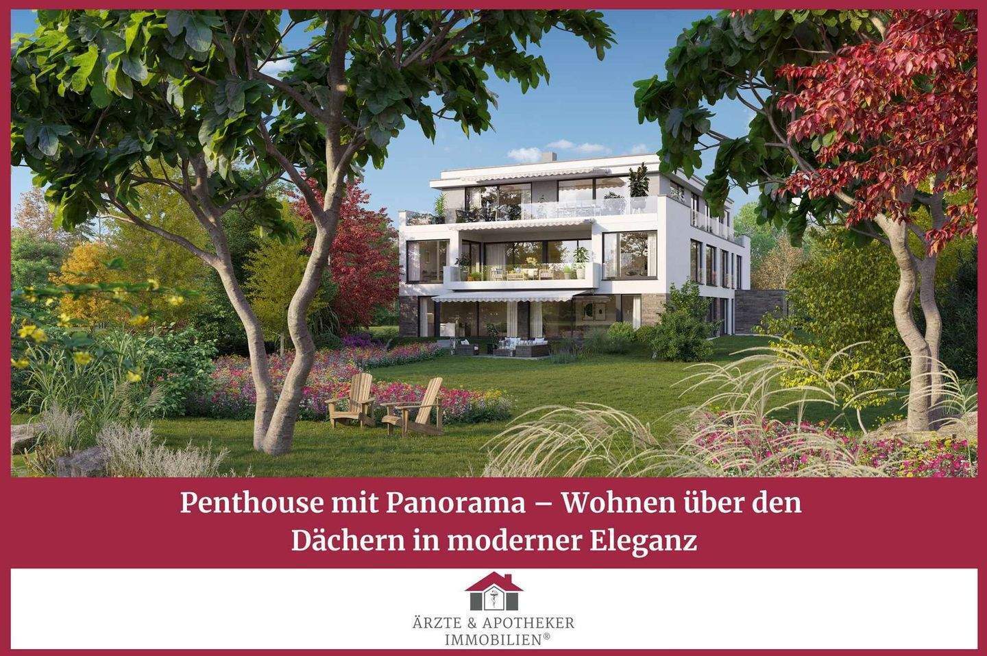 Penthouse mit Panorama - Wohnen über den Dächern in moderner Eleganz
