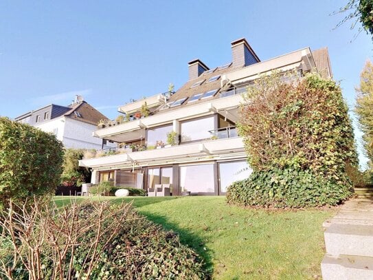 Maisonette mit zwei Terrassen in direkter Rheinlage