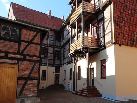 Auf gute Nachbarschaft - im historischen Fachwerkhaus in Quedlinburg wohnen!