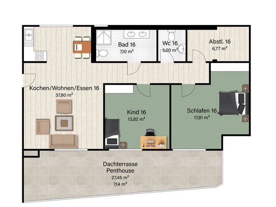 Neue barrierefreie 3-Zimmer-Wohnung im Herzen von Nastätten