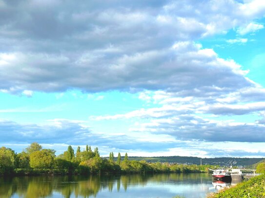 Frei ab sofort / Vollmöblierte Dreizimmerwohnung mit hochwertiger Ausstattung und Blick auf die malerische Mosel