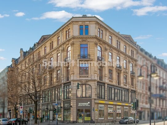 Büro/Praxis mit 137 m². Stilaltbau. Kaiserstraße.