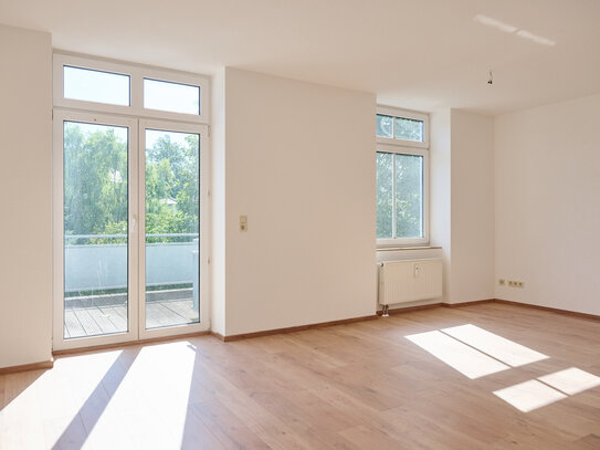 Provisionsfreie 2-Raumwohnung mit Balkon im 1.Obergeschoss in Oschatz / Fliegerhorst zu vermieten !!!