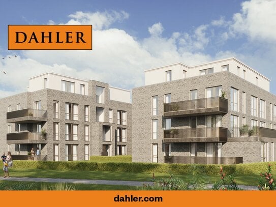 Erstbezug: Moderne 3-Zimmer-Wohnung mit großer Terrasse und Balkon