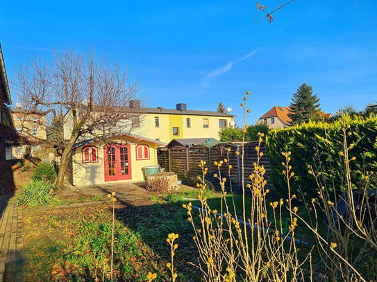 Landsberg OT Zöberitz: Eigentumswohnung mit eigenem Garten, Garage, Whirlpool und Einbauküche