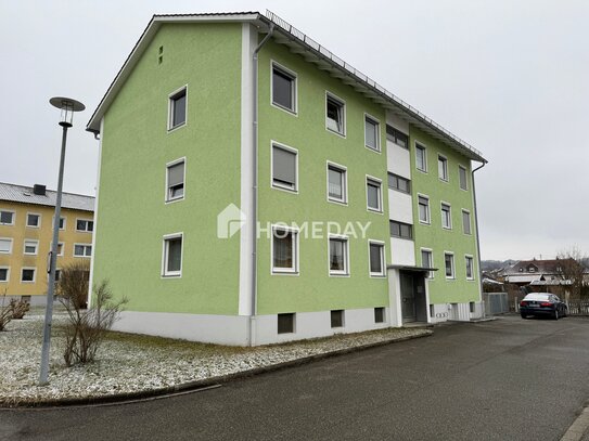 Lichtdurchflutete 3-Zimmer-Wohnung mit Westbalkon & Garage in gepflegtem MFH