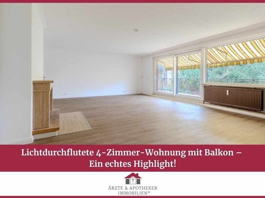 Lichtdurchflutete 4-Zimmer-Wohnung mit Balkon - Ein echtes Highlight!