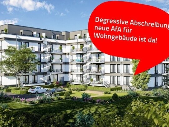 3-Zimmer Neubauwohnung, barrierefrei, mit Balkon und Stellplatz