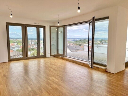 Hermann Immobilien: Neubau Erstbezug! Luxuriöse Maisonette-Penthousewohnung!