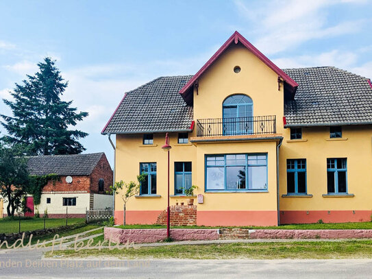 Landvilla mit Aussicht in die Brohmer Berge