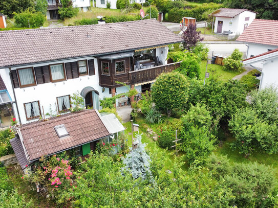 Naturidyll mit Alpenpanorama in Murnau Moosrain