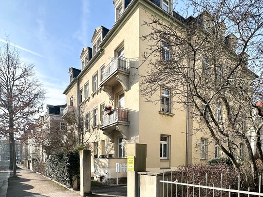 Schöne 2-Zimmer-Wohnung mit Balkon und sehr guter Anbindung im beliebten Striesen