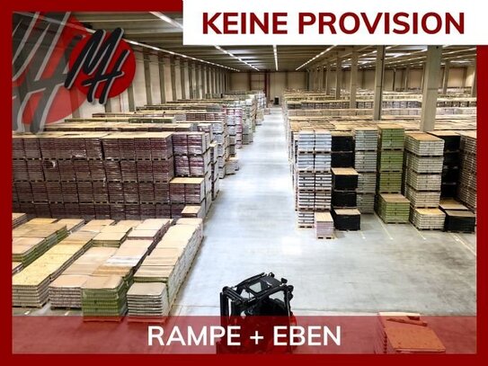 PROVISIONSFREI - RAMPE + EBEN - Lager-/Logistikflächen (7.000 m²) & Büro-/Sozialflächen (1.000 m²)