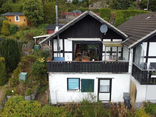 Ferienhaus mit Panoramablick in Bad Berleburg-Wemlighausen