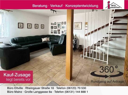 **Haus im Haus** Maisonettewohnung mit Terrasse, Garten und schönem Blick direkt am Feldrand!