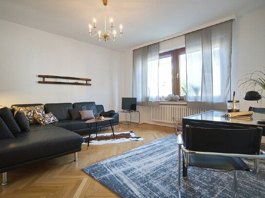 Bright, newly renovated apartment with parquet flooring and new, appealing fittings and furnishings. Optional wi-fi. Ce…