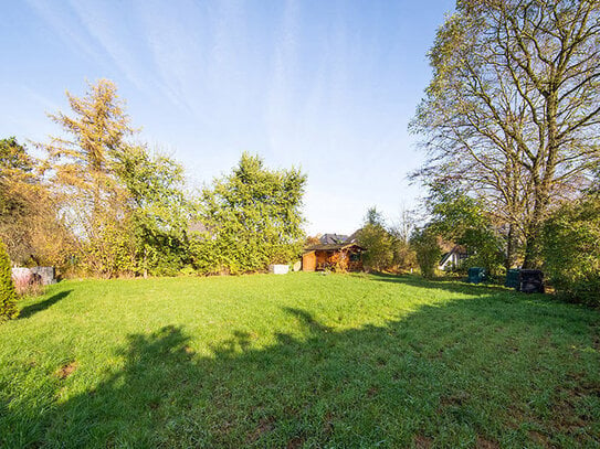 Baulücke in einer gewachsenen Wohnregion