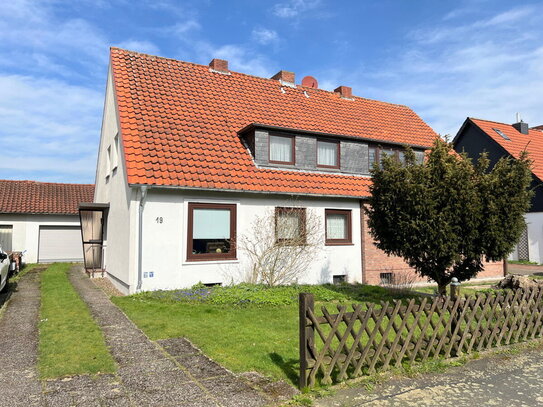 PURNHAGEN-IMMOBILIEN - Gepflegte Doppelhaushälfte mit Garage in ruhiger Lage von Bremen-Burgdamm