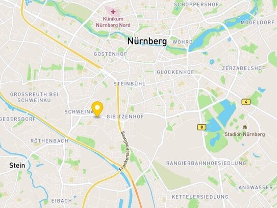 Exklusiv möblierte 2-Zimmer-Seniorenwohnung (ab 60 Jahren!) in Nürnberg