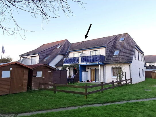 Ferienwohnung zum günstigen Preis: Schöne Maisonettewohnung provisionsfrei bei St. Peter-Ording