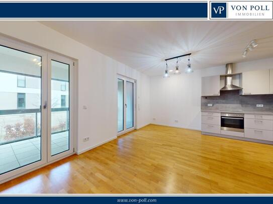 Moderne Vier-Zimmer-Wohnung mit Loggia