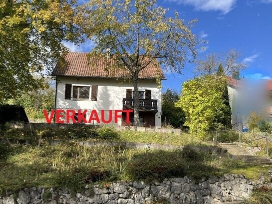 Einfamilienhaus in Sigmaringen mit großem Grundstück, 2 Terrassen und moderner Heizung