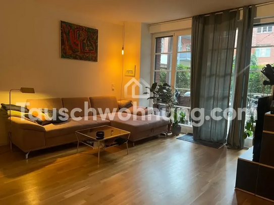 [TAUSCHWOHNUNG] 2 Zi. EG 86qm mit Terrasse in altem Fabrikgelände