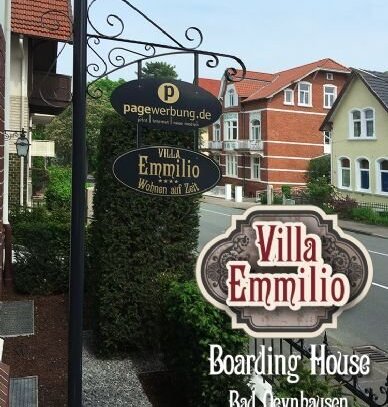 ::: Residieren Sie im schönsten boarding house im Kreis in Bad Oeynhausen I 5 Sterne Villa Emmilio Möblierte Luxus-Wohn…