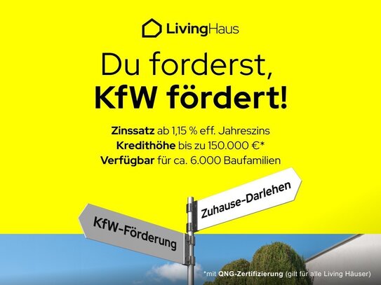 Bauen mit Festpreisgarantie ! über 18 Monate !! Sicher bauen mit Livinghaus