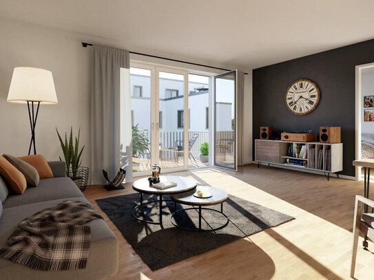 3 Zimmer mit Südbalkon - Ideal für Paare oder die Kleinfamilie!