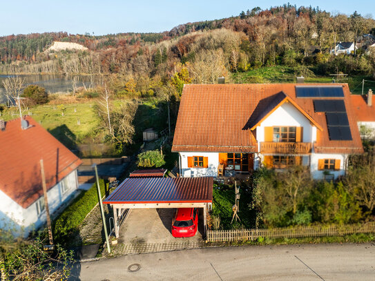 Ruhig gelegene Doppelhaushälfte in Mundraching mit Lechblick!