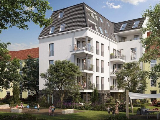 Penthouse-Living und Nachhaltigkeit für höchste Ansprüche im KfW-55-Neubau