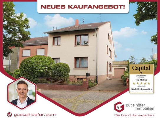 NEUER PREIS! Wohnen auf 202m² in der City! Großzügiges Familiendomizil mit viel Potenzial