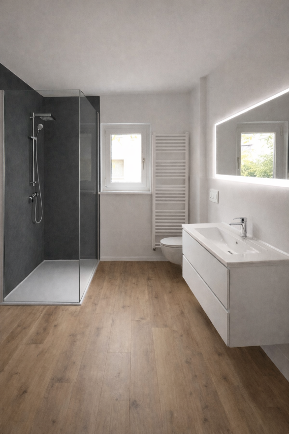 Hochwertig sanierte 3-Zimmer-Wohnung mit privater Terrasse und Garten