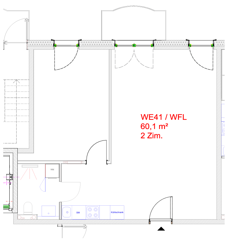 *Neubau* 2-Zimmerwohnung in ruhiger Lage mit Balkon - Foto 1
