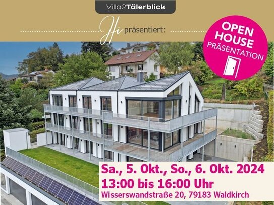 Stilvolles Wohnen mit Aussicht - Exklusive Loft-Styl-Wohnung in der Villa 2 Tälerblick