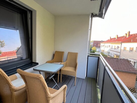 Balkon mit Blick ins Grüne! 3-Zimmer-Wohnung