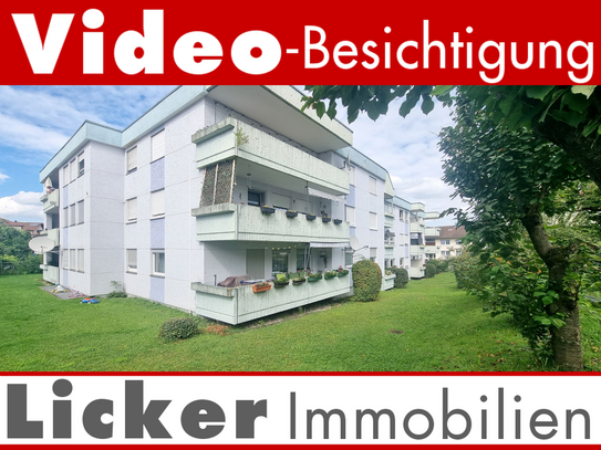 2,5 Zi.-EG-Wohnung mit Süd-Balkon und Garage