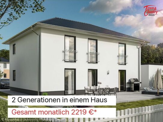 2 Generationen in einem Haus - Eigentum im Grünen