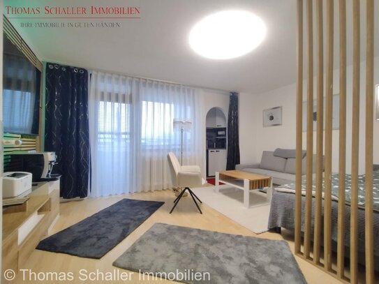 Möblierte, moderne 1-Zimmer Whg. mit TG-Stellpl. und Balkon in Nürnberg-Tullnau