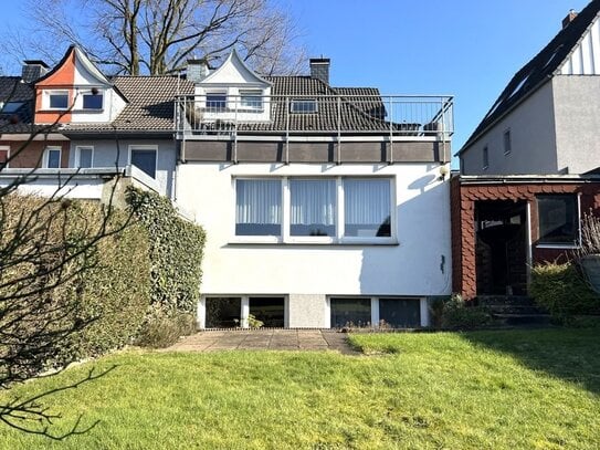 Charmantes Einfamilienhaus mit sonnigem Garten und Dachterrasse in begehrter Lage von Hattingen