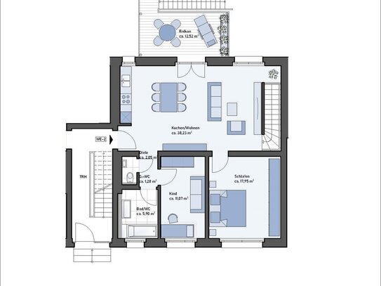 Aachen-Hörn: Exklusive ETW - Erstbezug - ca. 117 m² mit Garten in kernsaniertem 6- Familienhaus