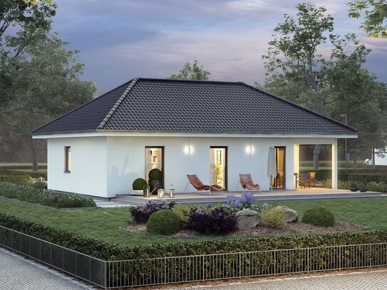 Schöner Bungalow mit überdachter Terrasse