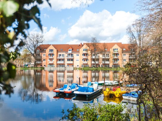 Pulsnitz: schicke 2-Zimmer-Wohnung mit Balkon zum See