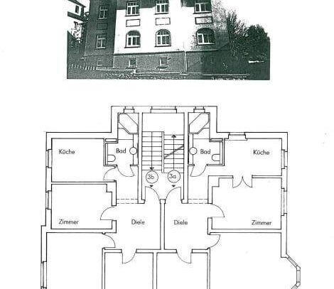 2x 3-Zimmerwhg mit Holzboden + liebevoll angelegtem Garten