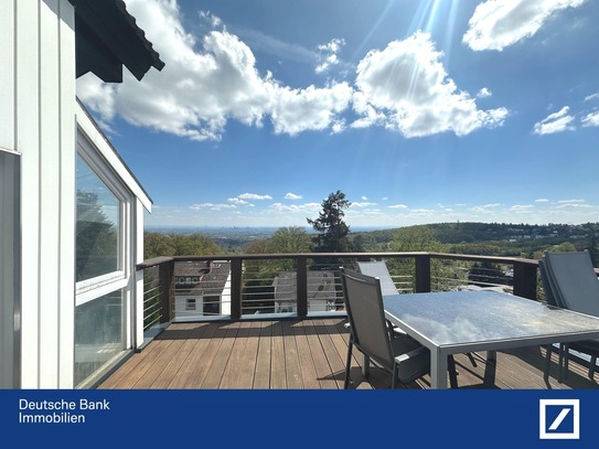 Haus im Haus Konzept mit spektakulärem Skyline-Blick - in Königstein