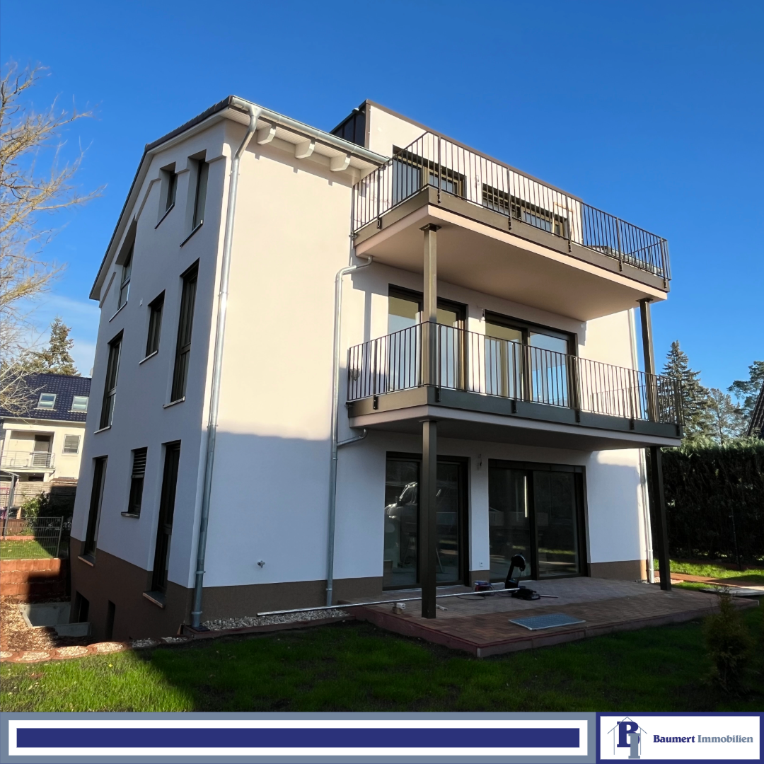 Neubau-Traum in Mahlsdorf-Süd: 5-Zimmer-Erdgeschosswohnung mit Garten und Terrasse