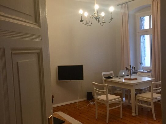 Charming "Altbau" Duplex-Apartment in Prenzlauer Berg with Balcony (all-inclusive)